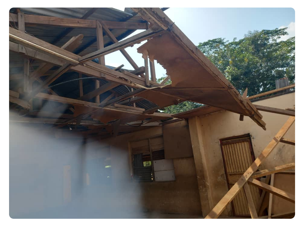 School Damaged Roof