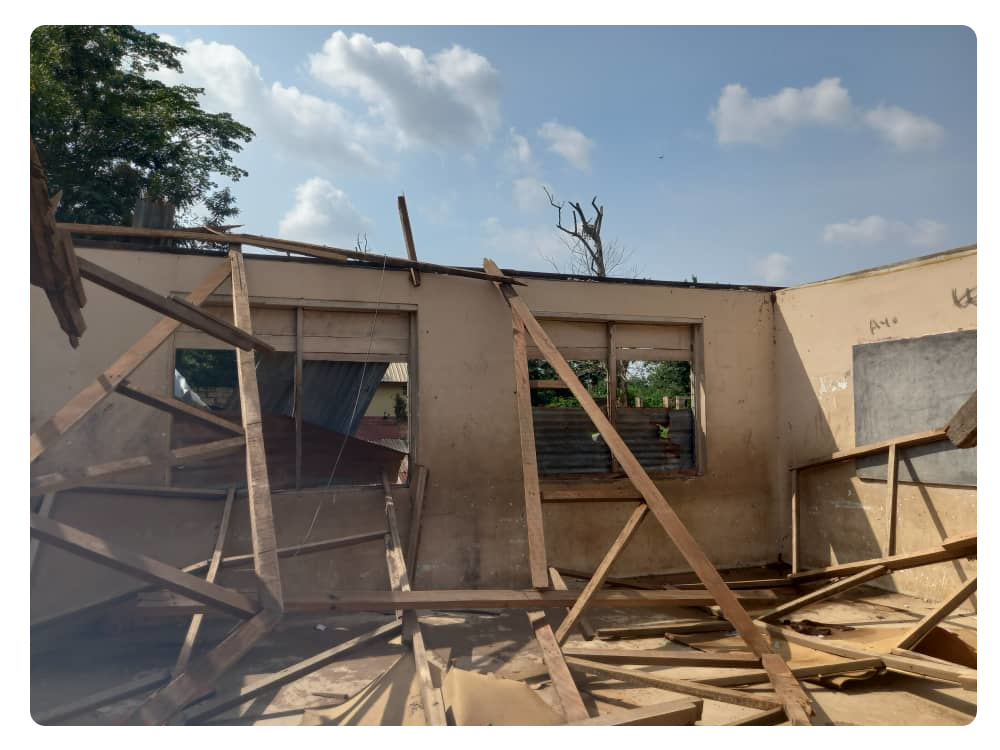 School Damaged Roof