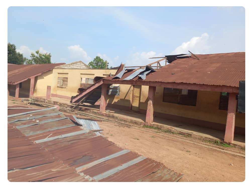 School Damaged Roof